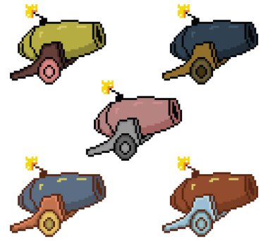 Büyük duvar topu piksel sanatı.