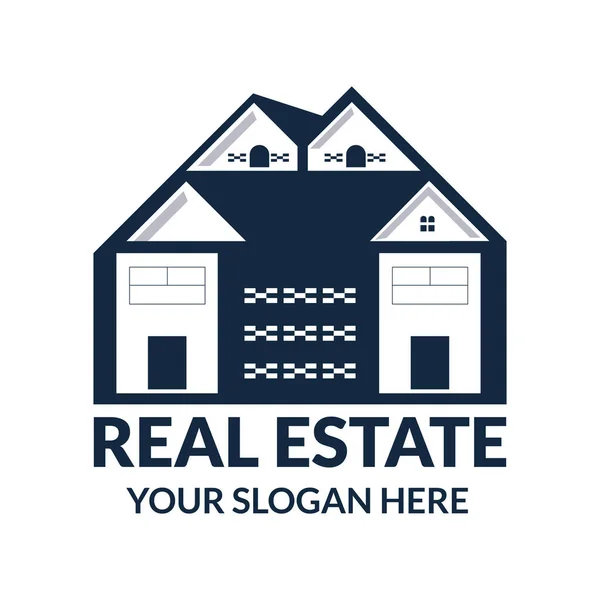 Logo Immobilier Design — Image vectorielle