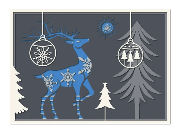 Noel köyü lazer kesimi, Noel arkaplanı