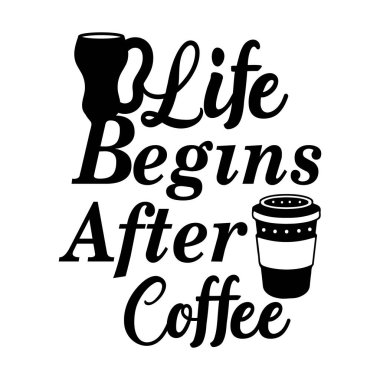 Coffee quotes vector typography, Coffee quotes SVG cut files bundle, 