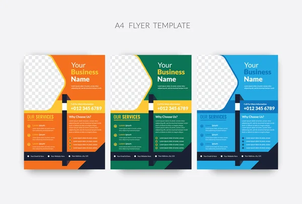 Modern ve yaratıcı şirket broşür tasarımı