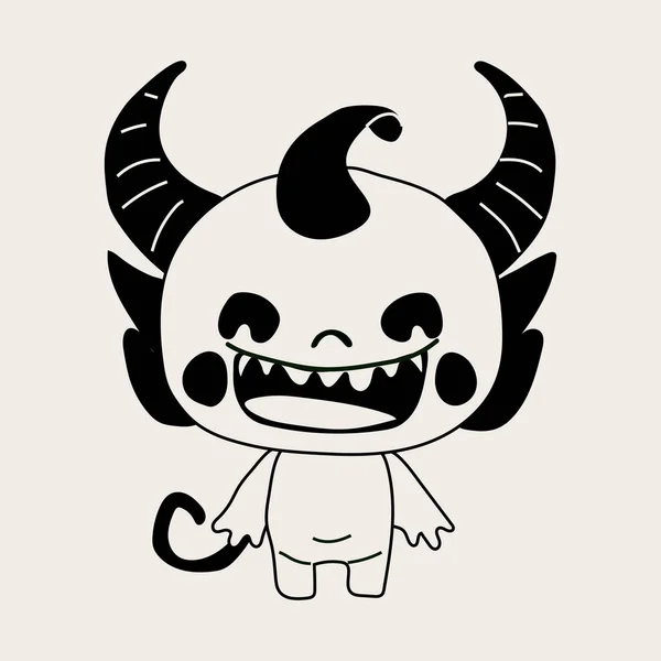 Sticker emoji emoticon emotion happy character sweet hellish entity cute horned devil, evil spirit, devilry, impure force