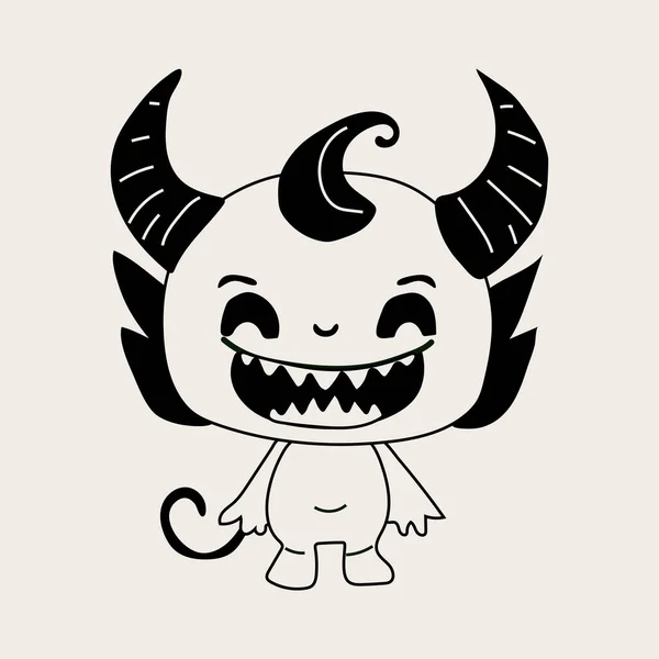 Sticker emoji emoticon emotion happy character sweet hellish entity cute horned devil, evil spirit, devilry, impure force
