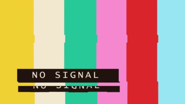Animation Signal Screen — Stock Video