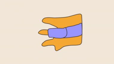 Animasyon sosyal medya ikonu, çevrimiçi sosyal iletişim uygulamaları konsepti. Gibi. 4K video görüntüleri, alfa kanal şeffaflığı