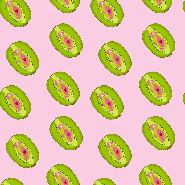 Kusursuz şekilli kivi ve hatları olan kadın dudağı. Vulva