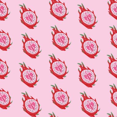 Ejderha meyveli kusursuz desen, hatları kadınsı dudaklı pitahaya. Vulva