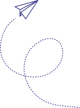 Okul Çıkartması için Uçan Kağıt Uçak Çizimi