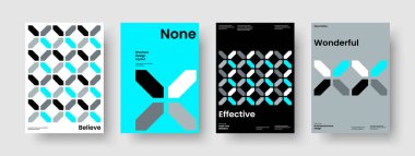 Soyut Rapor Şablonu. Geometrik Arkaplan Düzeni. İzole edilmiş Bayrak Tasarımı. İş sunumu. El ilanı. Broşür. Poster. Kitap kapağı. Not defteri. Katalog. Broşür. Reklamcılık. Broşür