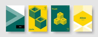 Yaratıcı Broşür Şablonu. Geometrik Sancak Düzeni. İzole Flyer Tasarımı. Rapor verin. Kitap kapağı. Poster. Geçmişi. İş sunumu. Reklamcılık. Broşür. El ilanı. Marka Kimliği