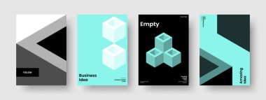 Yaratıcı İş Sunumu Modeli. İzole Rapor Şablonu. Geometrik Arkaplan Tasarımı. Kitap kapağı. Poster. Broşür. El ilanı. Pankart. Reklamcılık. Broşür. Katalog. Not defteri. Portföy