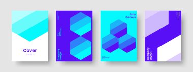İzole edilmiş Flyer düzeni. Geometrik Arkaplan Şablonu. Yaratıcı Sancak Tasarımı. Kitap kapağı. Poster. Rapor verin. Broşür. İş sunumu. Reklamcılık. Dergi. Marka Kimliği. Not defteri. El ilanı