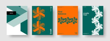 Yaratıcı Rapor Düzeni. Modern İş Sunumu Tasarımı. İzole edilmiş Arkaplan Şablonu. Pankart. Broşür. Poster. Kitap kapağı. El ilanı. Portföy. Not defteri. Dergi. Marka Kimliği. Broşür