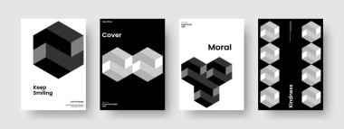 Geometrik Broşür Şablonu. Modern Arkaplan Düzeni. Yaratıcı Sancak Tasarımı. Kitap kapağı. El ilanı. Poster. Rapor verin. İş sunumu. Not defteri. Reklamcılık. Portföy. Broşür. Broşür