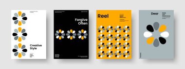 Soyut Broşür Düzeni. Yaratıcı Kitap Kapağı Tasarımı. İzole edilmiş Flyer Şablonu. Rapor verin. Geçmişi. Pankart. İş sunumu. Poster. El ilanı. Haber bülteni. Broşür. Katalog. Dergi. Broşür