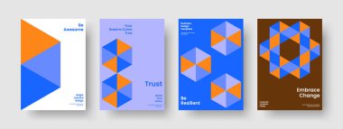 Soyut Kitap Kapağı Düzeni. İzole Broşür Şablonu. Geometrik Flyer Tasarımı. Geçmişi. Pankart. İş sunumu. Rapor verin. Poster. Portföy. Katalog. Reklamcılık. El ilanı. Haber bülteni