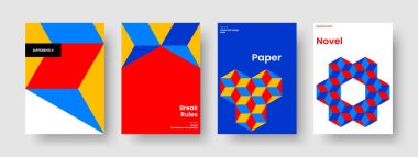 Geometrik Kitap Kapağı Şablonu. Soyut Broşür Düzeni. Modern Flyer Design. Geçmişi. Poster. Rapor verin. Pankart. İş sunumu. Portföy. Marka Kimliği. El ilanı. Haber bülteni. Dergi