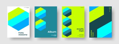 Yaratıcı Kitap Kapağı Tasarımı. Modern Flyer Şablonu. Soyut Broşür Düzeni. Rapor verin. Poster. İş sunumu. Pankart. Geçmişi. Dergi. Portföy. Not defteri. Haber bülteni. Marka Kimliği