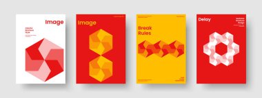 Geometrik Sancak Şablonu. Yaratıcı Broşür Düzeni. İzole edilmiş İş Sunumu Tasarımı. Kitap kapağı. Rapor verin. El ilanı. Poster. Geçmişi. Broşür. Haber bülteni. Broşür. Katalog. Marka Kimliği