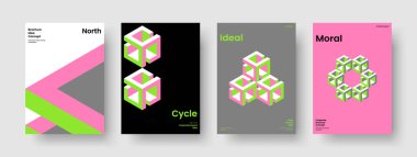 Yaratıcı İş Sunumu Tasarımı. Modern Banner Şablonu. İzole edilmiş arka plan düzeni. Rapor verin. Kitap kapağı. Poster. El ilanı. Broşür. Günlük. El ilanı. Haber bülteni. Dergi. Marka Kimliği