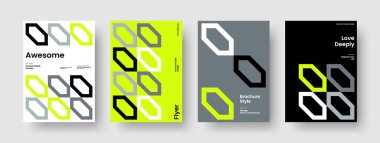 Geometrik İş Sunumu Tasarımı. Modern Banner Planı. Soyut Flyer Şablonu. Broşür. Poster. Geçmişi. Rapor verin. Kitap kapağı. Marka Kimliği. Broşür. Portföy. Not defteri. Haber bülteni