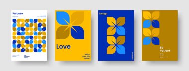 Modern İş Sunumu Mizanpajı. Soyut Rapor Şablonu. Geometrik Broşür Tasarımı. Poster. El ilanı. Pankart. Geçmişi. Kitap kapağı. Marka Kimliği. Reklamcılık. Dergi. Not defteri. Broşür