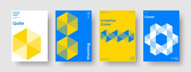 Geometrik Sancak Düzeni. Yaratıcı Poster Şablonu. Modern Broşür Tasarımı. Kitap kapağı. El ilanı. Geçmişi. Rapor verin. İş sunumu. Portföy. El ilanı. Marka Kimliği. Haber bülteni. Katalog