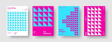 Modern İş Sunum Şablonu. Geometrik Rapor Tasarımı. İzole edilmiş arka plan düzeni. El ilanı. Poster. Broşür. Kitap kapağı. Pankart. Günlük. Haber bülteni. Broşür. Dergi. Portföy