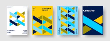 Modern Flyer Düzeni. Geometrik Poster Tasarımı. Soyut Arkaplan Şablonu. Broşür. Pankart. Rapor verin. Kitap kapağı. İş sunumu. El ilanı. Portföy. Broşür. Katalog. Broşür