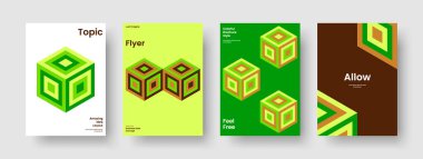 Geometrik Broşür Şablonu. İzole edilmiş arka plan düzeni. Soyut Rapor Tasarımı. Pankart. İş sunumu. El ilanı. Poster. Kitap kapağı. Katalog. Günlük. Dergi. Broşür. Marka Kimliği