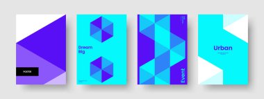 Yaratıcı Poster Düzeni. Geometrik Flyer Tasarımı. Modern Kitap Kapağı Şablonu. Rapor verin. İş sunumu. Pankart. Broşür. Geçmişi. Reklamcılık. Not defteri. Broşür. Dergi. Günlük