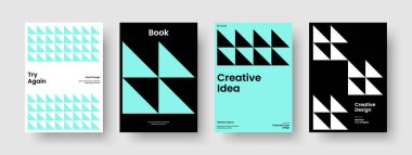 Geometrik Rapor Düzeni. İzole iş sunum şablonu. Modern Banner Tasarımı. Kitap kapağı. El ilanı. Geçmişi. Poster. Broşür. Portföy. Haber bülteni. Reklamcılık. Marka Kimliği. Broşür