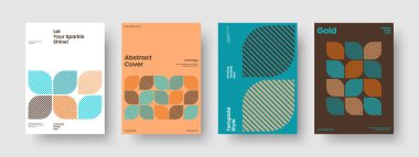 Geometrik Poster Tasarımı. Yaratıcı Broşür Şablonu. Soyut İş Sunum Düzeni. El ilanı. Rapor verin. Geçmişi. Kitap kapağı. Pankart. Günlük. El ilanı. Broşür. Katalog. Broşür. Dergi