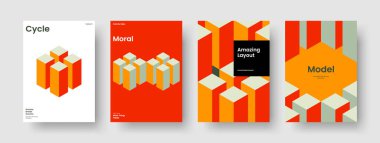 Geometrik Broşür Düzeni. Modern Arkaplan Tasarımı. Soyut Rapor Şablonu. İş sunumu. Kitap kapağı. Pankart. El ilanı. Poster. Broşür. Reklamcılık. Günlük. Not defteri. Dergi