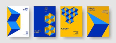 Geometrik Broşür Şablonu. İzole edilmiş iş sunum düzeni. Modern Flyer Design. Poster. Rapor verin. Pankart. Geçmişi. Kitap kapağı. Reklamcılık. Broşür. Katalog. Portföy. El ilanı. Broşür