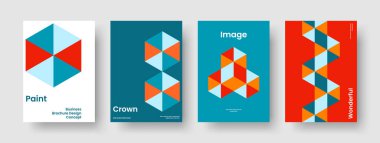 Soyut Rapor Şablonu. Modern İş Sunumu Tasarımı. Geometrik Arkaplan Düzeni. Pankart. El ilanı. Broşür. Kitap kapağı. Poster. Günlük. Broşür. Not defteri. Broşür. Katalog