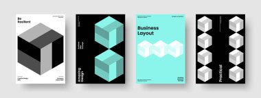 Geometrik Kitap Kapağı Şablonu. Soyut Rapor Düzeni. Yaratıcı İş Sunumu Tasarımı. Poster. El ilanı. Pankart. Geçmişi. Broşür. Broşür. Reklamcılık. Portföy. Dergi. Broşür