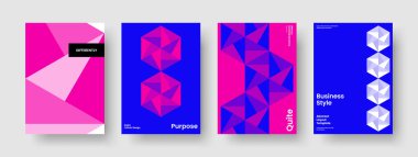 Geometric Report Template. Isolated Book Cover Layout. Modern Brochure Design. Business Presentation. Background. Flyer. Banner. Poster. Leaflet. Catalog. Portfolio. Advertising. Journal