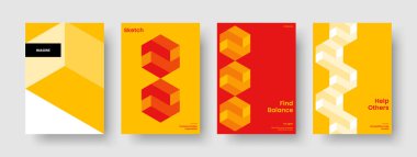 Abstract Report Layout. Modern Book Cover Design. Isolated Background Template. Banner. Business Presentation. Poster. Brochure. Flyer. Journal. Brand Identity. Newsletter. Handbill. Notebook