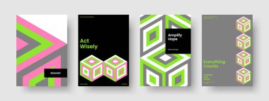 Geometric Book Cover Template. Abstract Report Design. Isolated Business Presentation Layout. Poster. Background. Brochure. Banner. Flyer. Leaflet. Advertising. Journal. Pamphlet. Newsletter