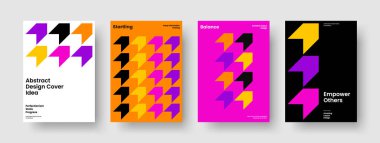Yaratıcı Sancak Şablonu. İzole Poster Düzeni. Modern Rapor Tasarımı. El ilanı. Broşür. Kitap kapağı. Geçmişi. İş sunumu. Haber bülteni. Günlük. Dergi. El ilanı. Katalog. Broşür