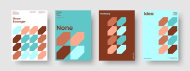 Yaratıcı Sancak Tasarımı. Geometrik Kitap Kapağı Düzeni. Soyut Flyer Şablonu. Broşür. Rapor verin. İş sunumu. Poster. Geçmişi. El ilanı. Katalog. Dergi. Reklamcılık. Marka Kimliği