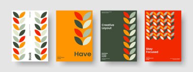 Modern Kitap Kapağı Düzeni. İzole edilmiş Arkaplan Şablonu. Yaratıcı Broşür Tasarımı. Pankart. Rapor verin. İş sunumu. El ilanı. Poster. Reklamcılık. El ilanı. Katalog. Broşür. Portföy