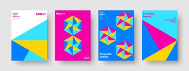 Geometrik İş Sunumu Tasarımı. İzole edilmiş Flyer Şablonu. Yaratıcı Broşür Düzeni. Poster. Geçmişi. Rapor verin. Kitap kapağı. Pankart. El ilanı. Marka Kimliği. Katalog. Portföy. Reklamcılık