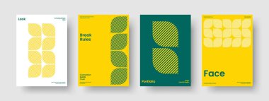 Yaratıcı Sancak Şablonu. İzole edilmiş iş sunum düzeni. Modern Flyer Design. Broşür. Poster. Rapor verin. Kitap kapağı. Geçmişi. Not defteri. Broşür. Haber bülteni. Günlük. Dergi. Portföy