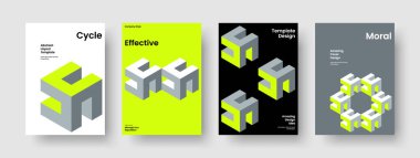 Yaratıcı İş Sunumu Modeli. İzole Broşür Şablonu. Geometrik Arkaplan Tasarımı. Rapor verin. Kitap kapağı. El ilanı. Pankart. Poster. Marka Kimliği. Not defteri. Günlük. Dergi. Portföy