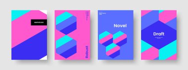 Soyut Kitap Kapağı Şablonu. Geometrik Poster Düzeni. Modern Broşür Tasarımı. El ilanı. Geçmişi. Rapor verin. Pankart. İş sunumu. Broşür. Marka Kimliği. Haber bülteni. Reklamcılık. Katalog