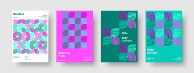 İzole edilmiş arka plan düzeni. Geometrik Bayrak Tasarımı. Yaratıcı Kitap Kapağı Şablonu. Broşür. Rapor verin. El ilanı. İş sunumu. Poster. Broşür. Not defteri. Portföy. Haber bülteni. Dergi