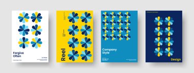 Geometrik İş Sunum Düzeni. Yaratıcı Rapor Şablonu. Soyut Kitap Kapağı Tasarımı. Broşür. Pankart. El ilanı. Geçmişi. Poster. Not defteri. Broşür. Portföy. Katalog. Dergi. Broşür