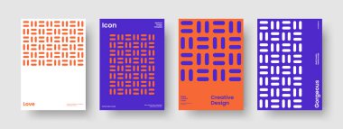 Geometrik Poster Şablonu. Yaratıcı Sancak Düzeni. İzole Arkaplan Tasarımı. Broşür. Kitap kapağı. El ilanı. Rapor verin. İş sunumu. El ilanı. Günlük. Portföy. Katalog. Marka Kimliği